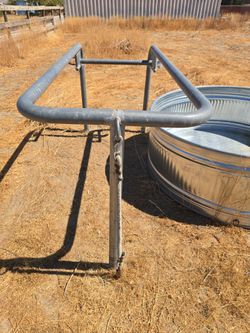 Horse rack.
