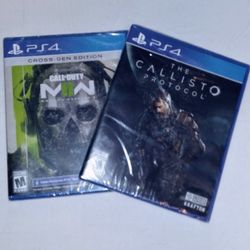 The Callisto Protocal/ Call Of Duty Modern Warfare 2 PS4 Game Bundle 