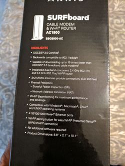 Arris SBG6900AC Router combo