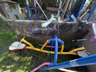 See saw playground toys