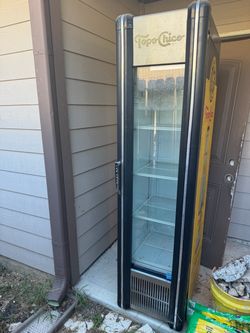 Topo Chico Commercial Glass Door Fridge Cooler