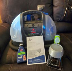 BISSELL Little Green Pet Deluxe Portable Carpet Cleaner - Excellent Condition