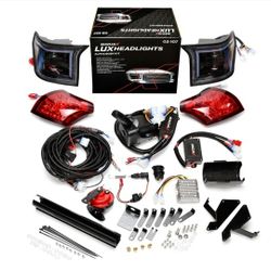 Club Car Alpha Body LUX Light Kit along with Deluxe Grill