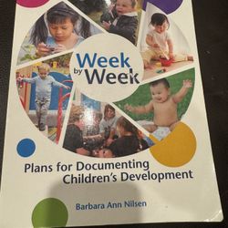 Week By Week  Plans For Documenting Children’s Development 