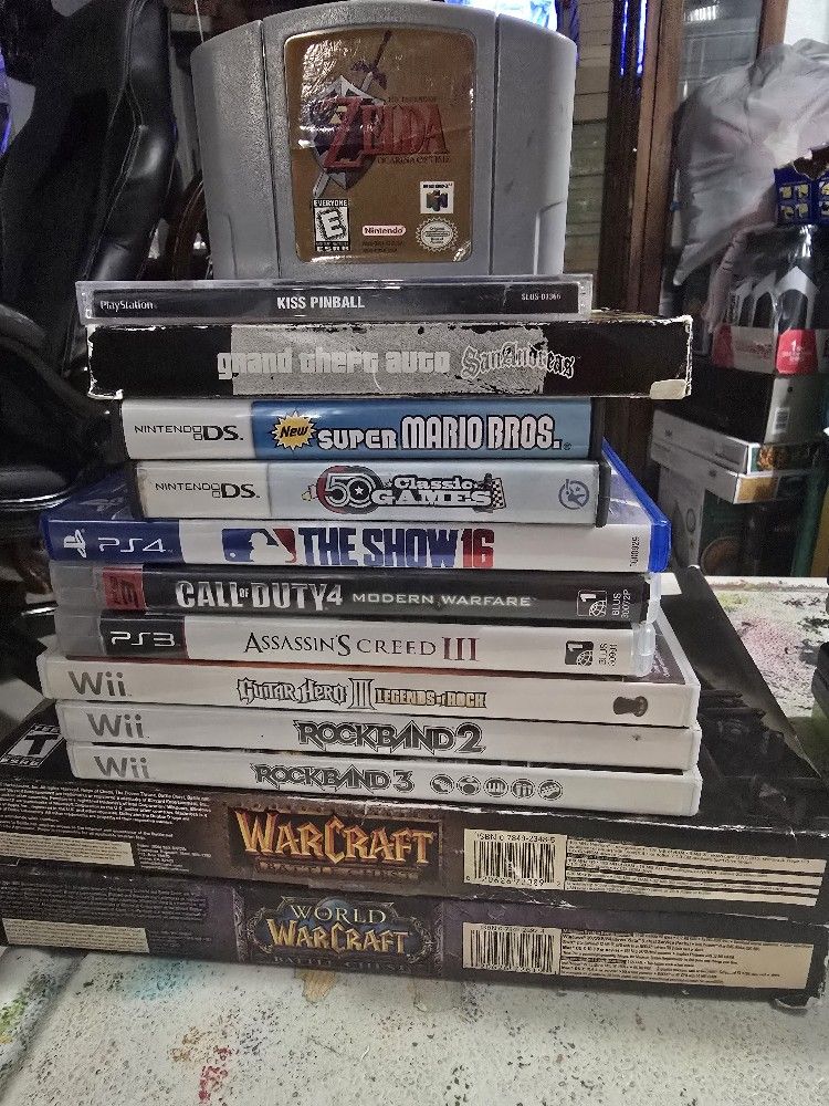 Games Wii Nintendo SD Genesis Ps2 Ps3 Xbox 250 All