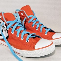 Converse All Star shoes Dr Seuss Thing 1 & Thing 2” Junior Size US 6