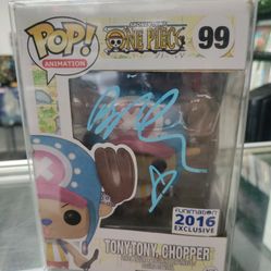Tony Tony Chopper Signed Funko Pop 