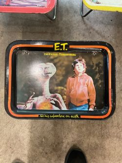 Vintage ET kids tv dinner tray
