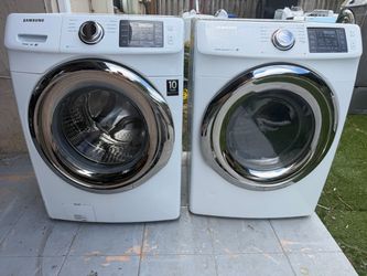 Samsung Washer and Dryer Set 4.2 cu 7.5 cu 3 months warranty delivery and installation available