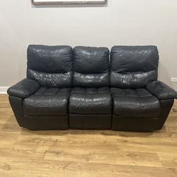 Black Leather Couches 