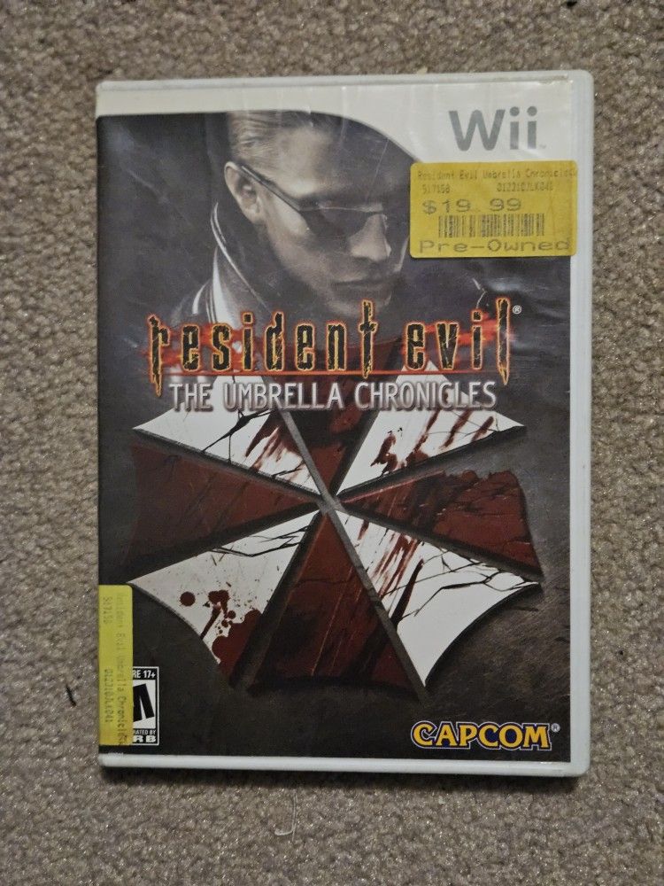 Nintendo Wii Resident Evil The Umbrella Chronicles 