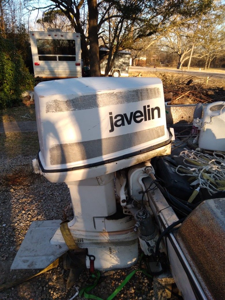 Johnson Javelin 80 Horsepower 2 Stroke Outboard Motor 1