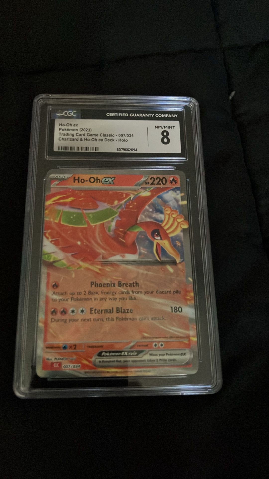 Graded Ho-oh Pokémon Card