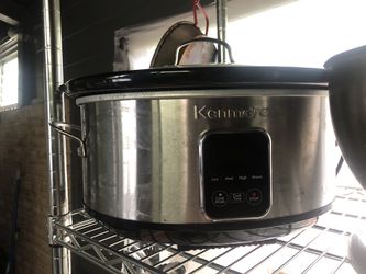 Kenmore crock pot including sauce warmer
