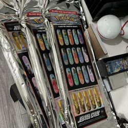 Santa Cruz X Pokémon Skateboards Opened Bag But Sealed Board