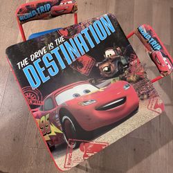 Pixar Cars Toddler Table And Chairs  