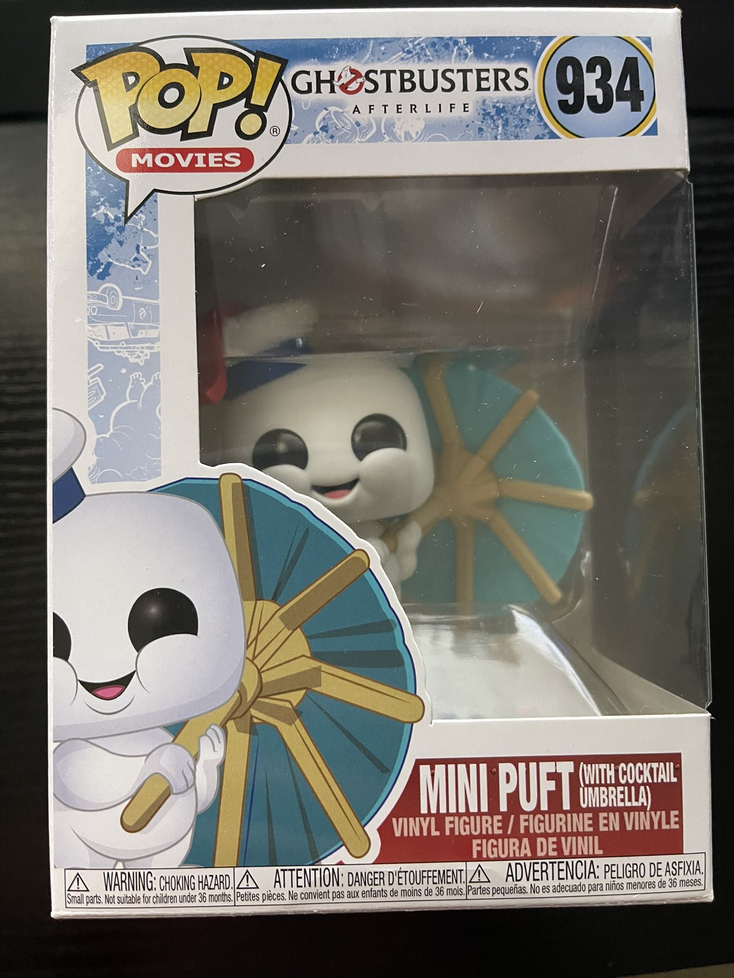 Funko Movies Ghostbusters Afterlife Mini Puft (with Cocktail Umbrella) 