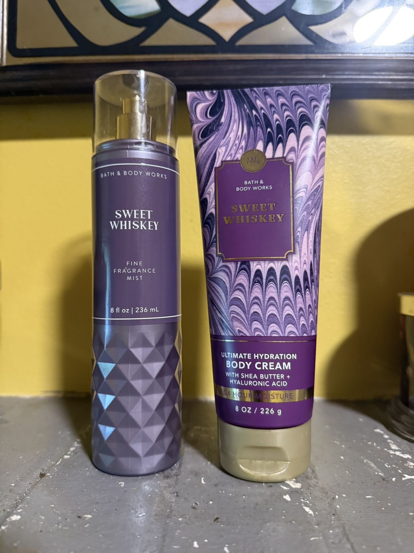 New SWEET WHISKEY Limited Edition Fine Fragrance Mist & Body Cream BATH & BODY WORKS