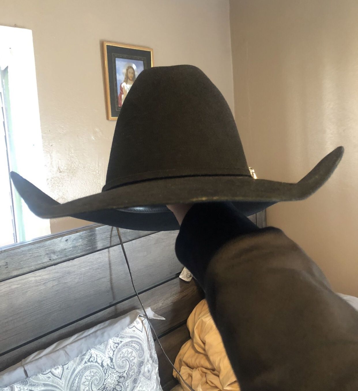 Cowboy hat // black tejana