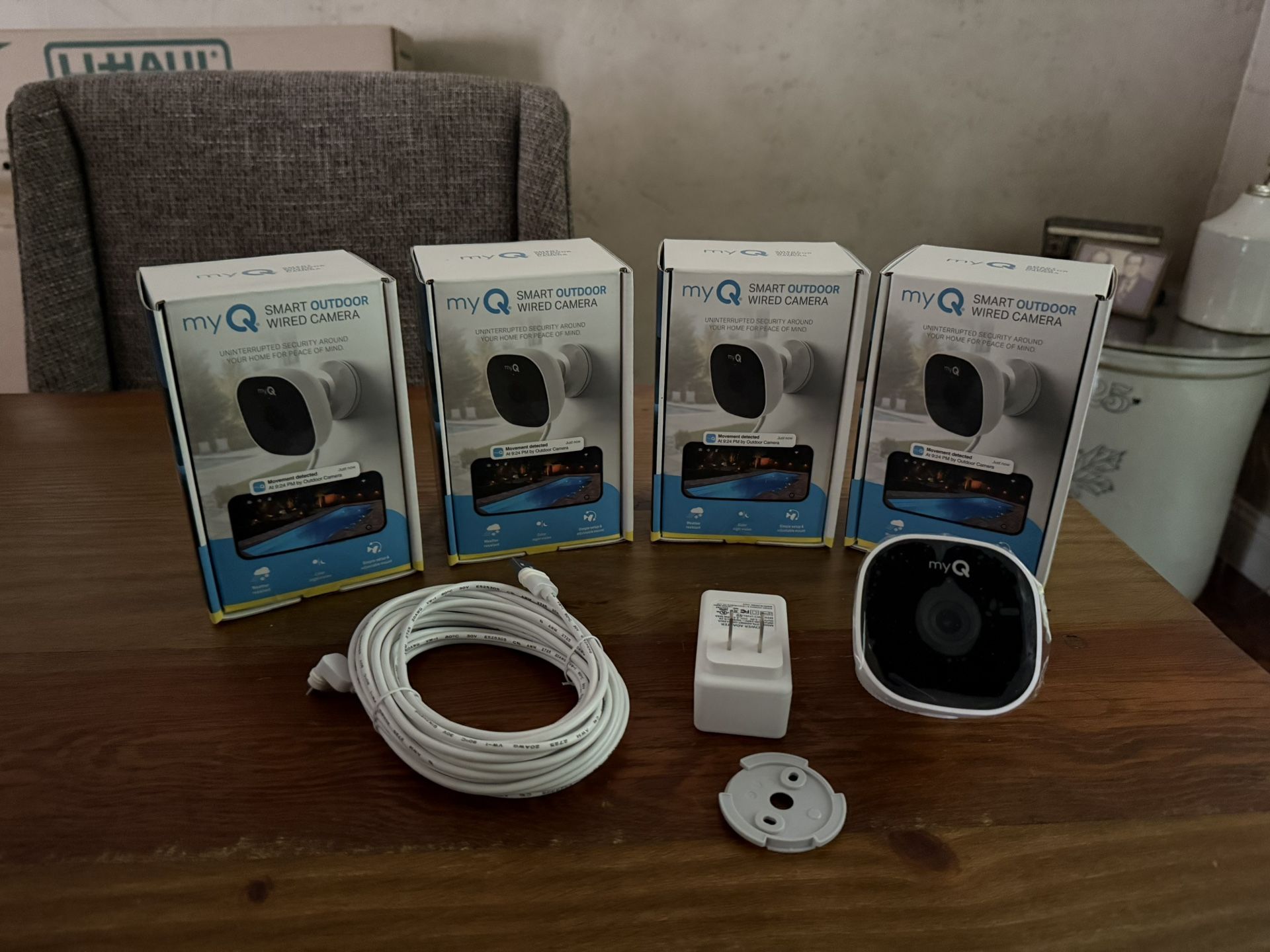 My Q Smart Outdoor Wired Camera 