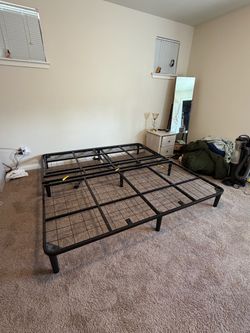 King size metal mattress frame