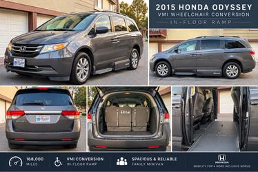 2015 Honda Odyssey VMI Wheelchair Van – Power In-Floor Ramp