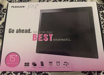 FileMate Joy 15" Digital Photo Frame, New