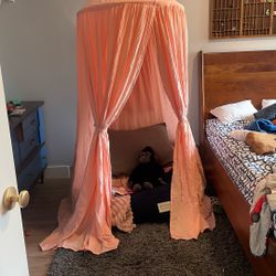 Gauzy Pink Canopy/Tent