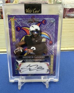 2024 Wild Card 5 Card Draw Stacked Deck Auto Joker #SDHJ-SSA Shedeur Sanders 1/1