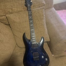 Schecter Omen Elite Electric Guitar Blue