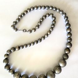 Dark Silver Tone Necklace