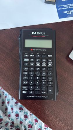 BA II plus professional calculator