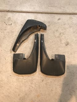 Rear splash guard and right front to
