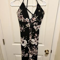 Beautiful Floral Dress With Slit