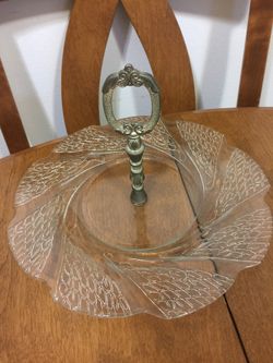 Vintage serving dish tray