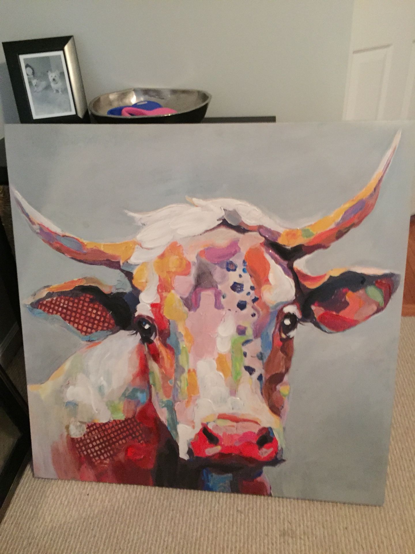 Colorful Cow Painting!