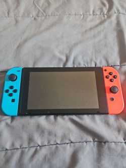 Nintendo Switch with Neon Joy-Cons