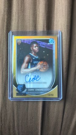 Cedric coward auto/50