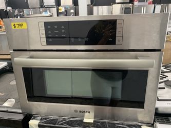 Bosch built in microwave in stainless steel new open box