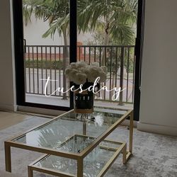 Glass top Coffee Table 