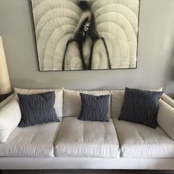 Macys cream colored couch