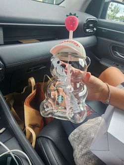 Starbucks pink bear cup