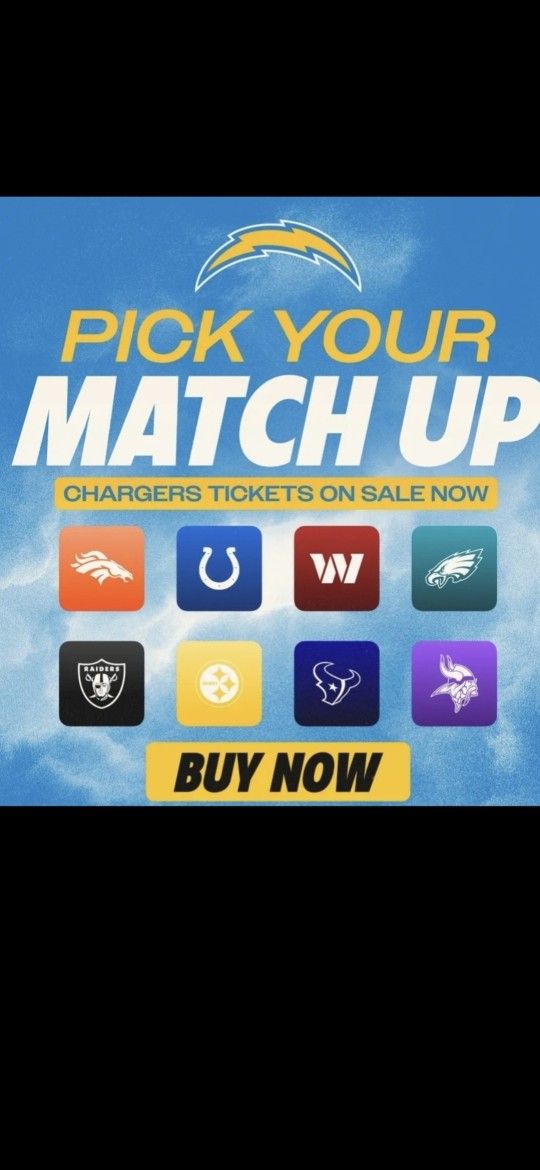 Los Angeles Chargers Season Tickets 2025