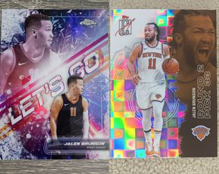 2023-24 Jalen Brunson Topps Chrome Let's Go SSP Case Hit
2025-26 Jalen Brunson Topps Signature Class iYellow Pkandorora Refractor
