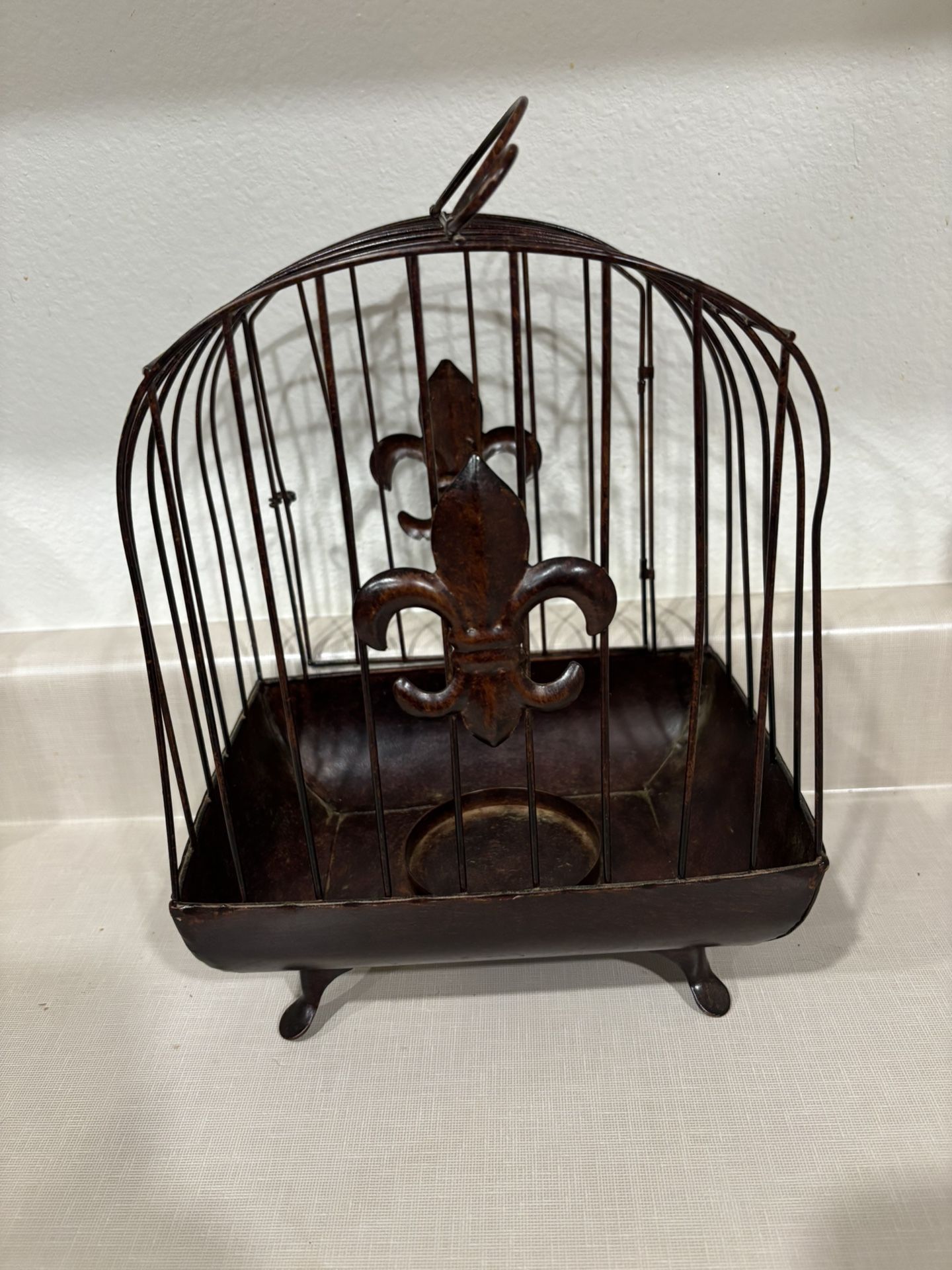14”Bird Cage Candle Holder
