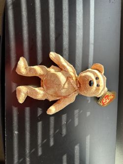 Ty Beanie Baby Cashew the Bear 2000 Vintage Plush w/ Tag Retired