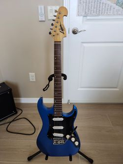 Lyon by Washburn Electric Guitar Blue