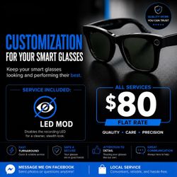 Rayban meta led mod/stealth mod