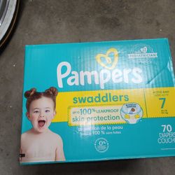 Pampers Swaddlers Active Baby Diapers Size 7 $35