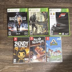 Random xbox 360 and Switch games
